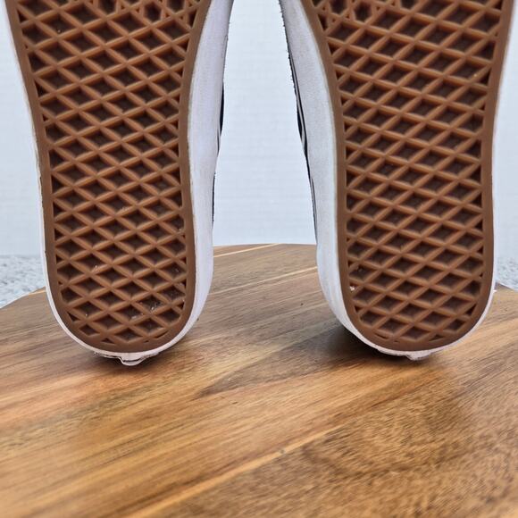 Vans Classic Slip On Deboss OTW Navy Suede Leather Casual Daily Sneaker Mens 8.5 - Picture 10 of 12